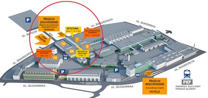 Mapa terenów targowych