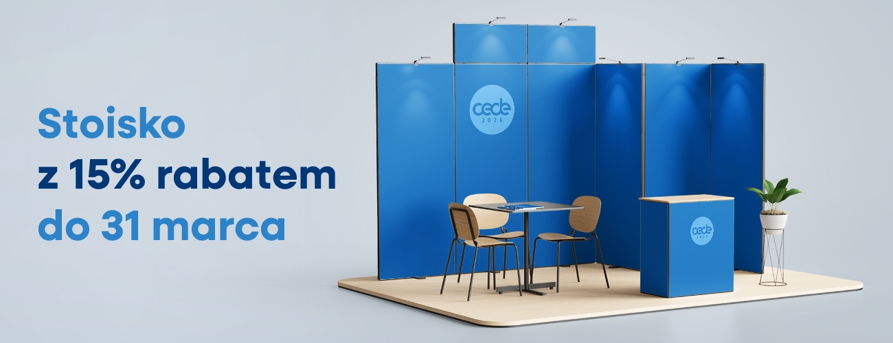 Zarezerwuj stoisko do 31 marca i odbierz 15% rabatu