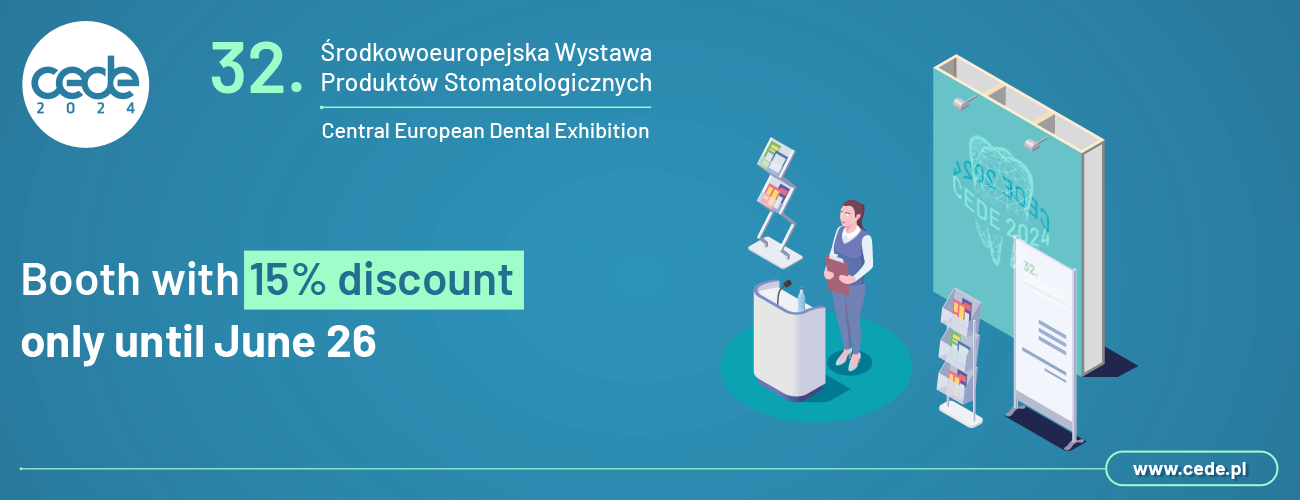 Order a booth with 15% discount!